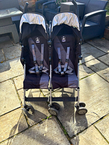 Maclaren double pushchair - double, twin