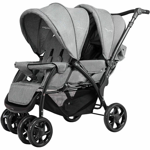 Double baby stroller - double,