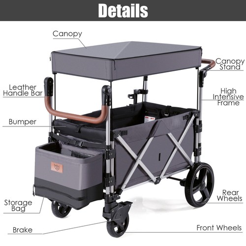 Passenger push pull - pull, stroller