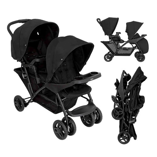 Double tandem pushchair graco - tandem,