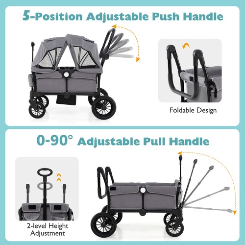 Adjustable handle wagon - handle,